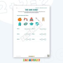 Zeszyt ćwiczeń – Tak samo czy inaczej — przykładowa karta pracy 1