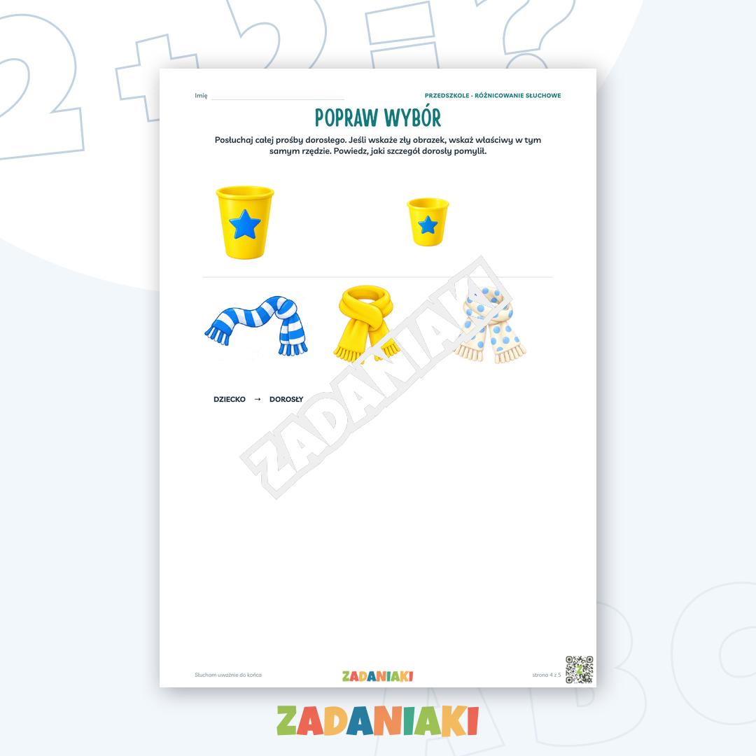 Zeszyt ćwiczeń – Słucham uważnie do końca — podgląd 4