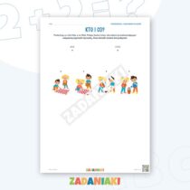 Zeszyt ćwiczeń – Kto co zrobił — przykładowa karta pracy 2