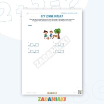 Zeszyt ćwiczeń – Sprawdzam, czy się zgadza — przykładowa karta pracy 1