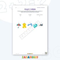 Zeszyt ćwiczeń – Opisuję po cechach — przykładowa karta pracy 2