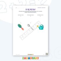 Zeszyt ćwiczeń – Nazywam czynności — przykładowa karta pracy 2