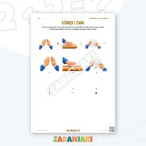 Zeszyt ćwiczeń – Zapisuję to, co słyszę — przykładowa karta pracy 1