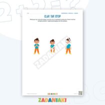 Zeszyt ćwiczeń – Angielski: bawimy się razem — przykładowa karta pracy 1