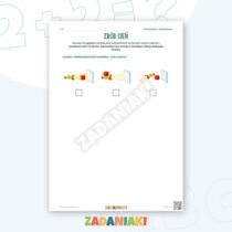 Zeszyt ćwiczeń – Odkrywam światło i cień — przykładowa karta pracy 1