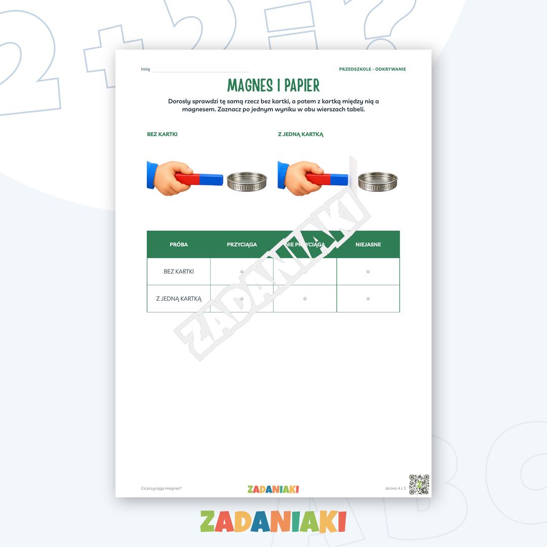Zeszyt ćwiczeń – Co przyciąga magnes — podgląd 4