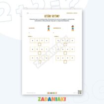 Zeszyt ćwiczeń – Powtarzam dźwięk i ciszę — przykładowa karta pracy 2