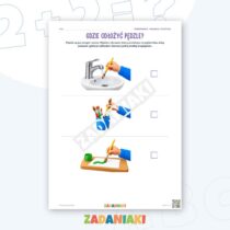 Zeszyt ćwiczeń – Znak, który pomaga — przykładowa karta pracy 1