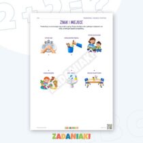 Zeszyt ćwiczeń – Znak, który pomaga — przykładowa karta pracy 2