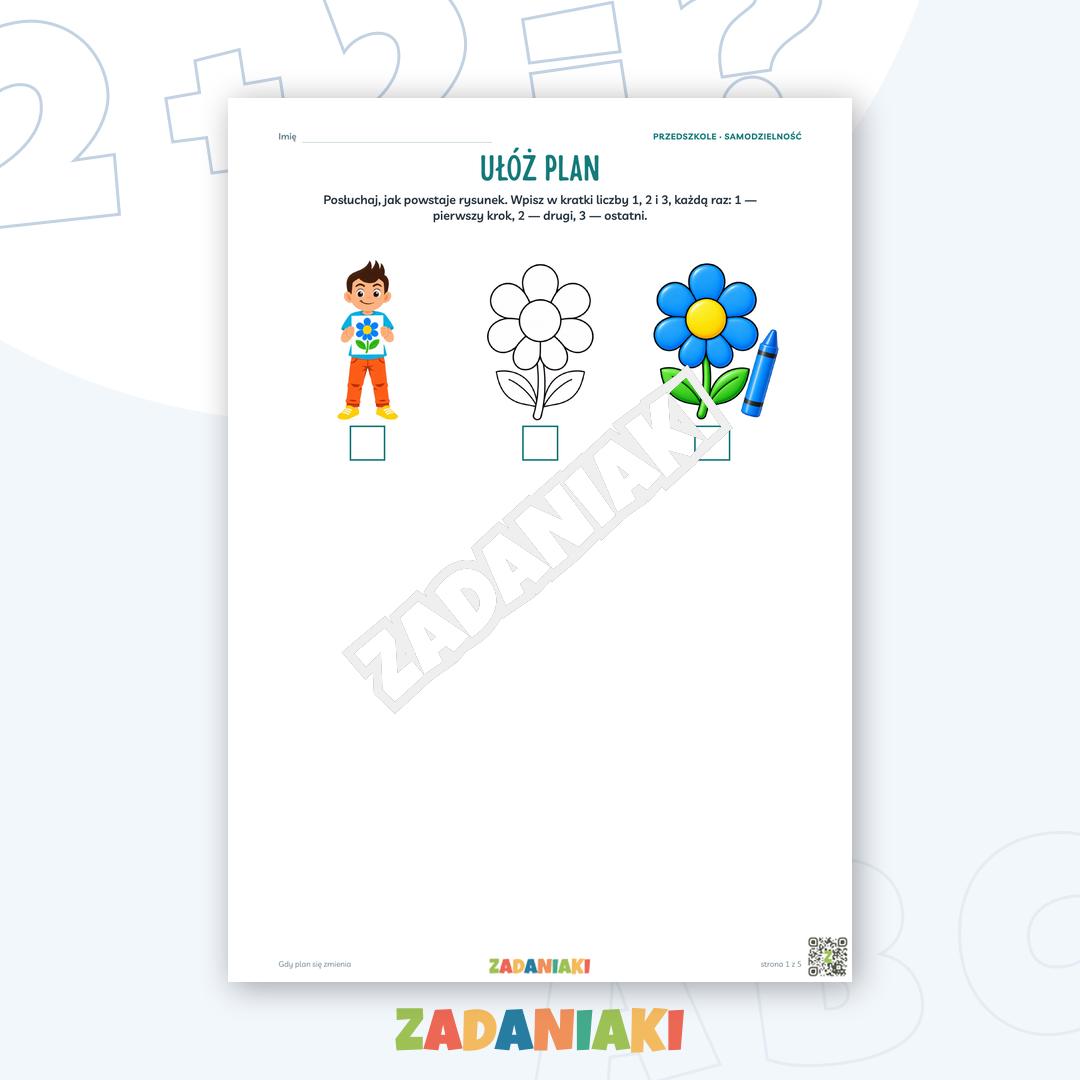 Zeszyt ćwiczeń – Gdy plan się zmienia