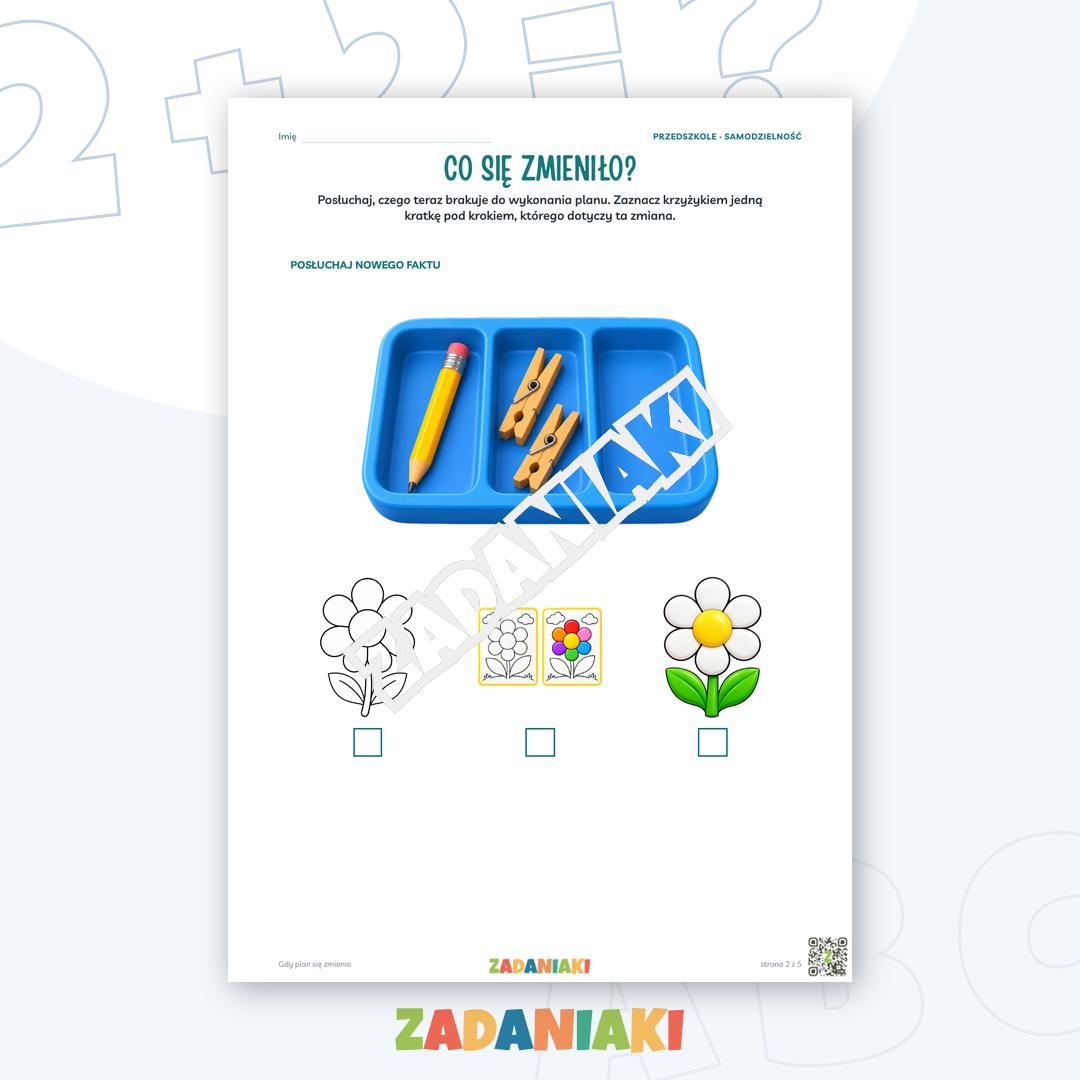 Zeszyt ćwiczeń – Gdy plan się zmienia — podgląd 2