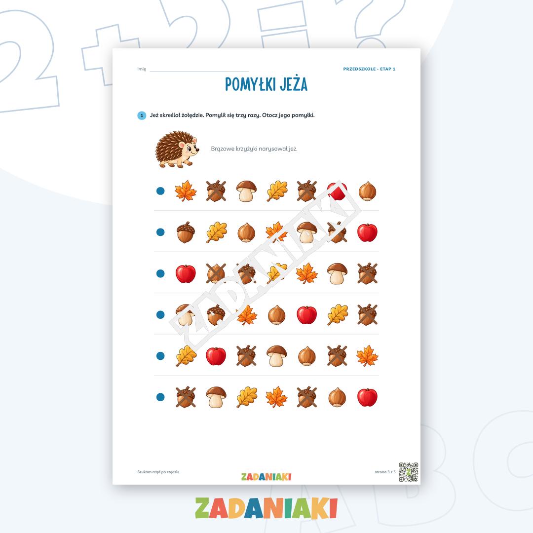 Zeszyt ćwiczeń – Szukam rząd po rzędzie — podgląd 3