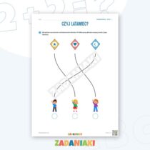 Zeszyt ćwiczeń – Śledzę splątane linie — przykładowa karta pracy 1