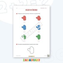 Zeszyt ćwiczeń – Koloruję z zamiarem — przykładowa karta pracy 2