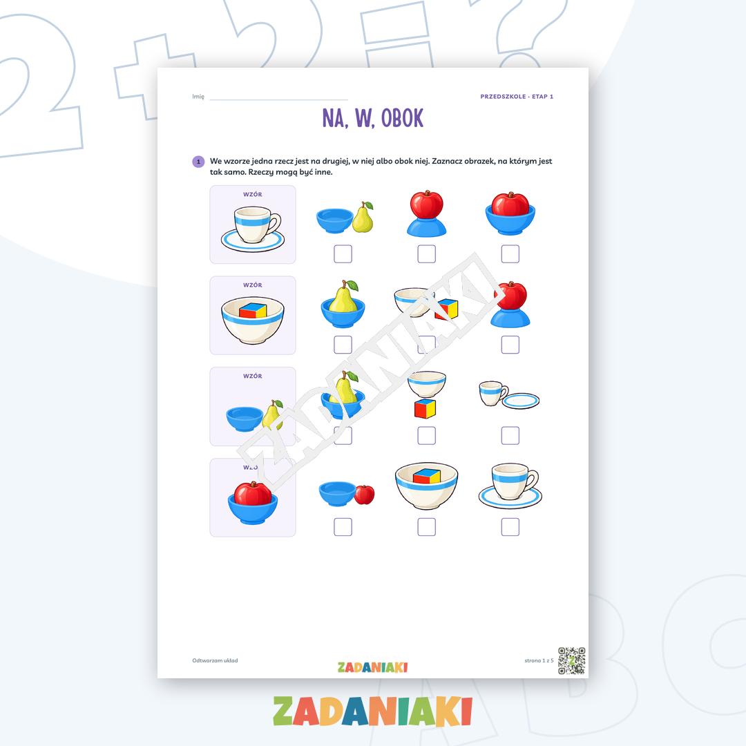 Zeszyt ćwiczeń – Odtwarzam układ