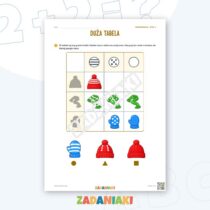 Zeszyt ćwiczeń – Tabela dwóch cech — przykładowa karta pracy 2