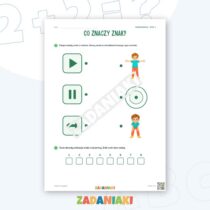 Zeszyt ćwiczeń – Czekam na sygnał — przykładowa karta pracy 2