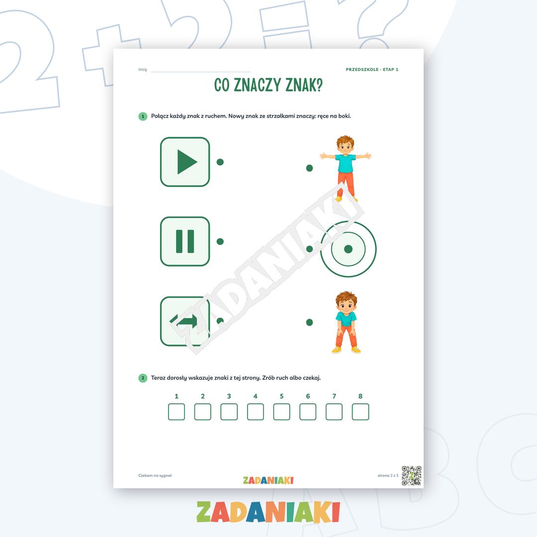 Zeszyt ćwiczeń – Czekam na sygnał — podgląd 2