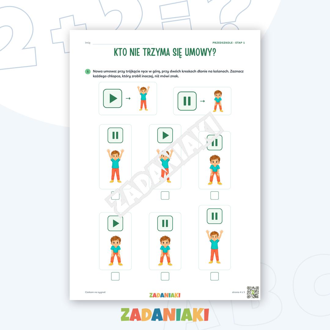 Zeszyt ćwiczeń – Czekam na sygnał — podgląd 4