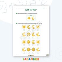 Zeszyt ćwiczeń – Robię na odwrót — przykładowa karta pracy 1