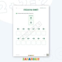 Zeszyt ćwiczeń – Robię na odwrót — przykładowa karta pracy 2